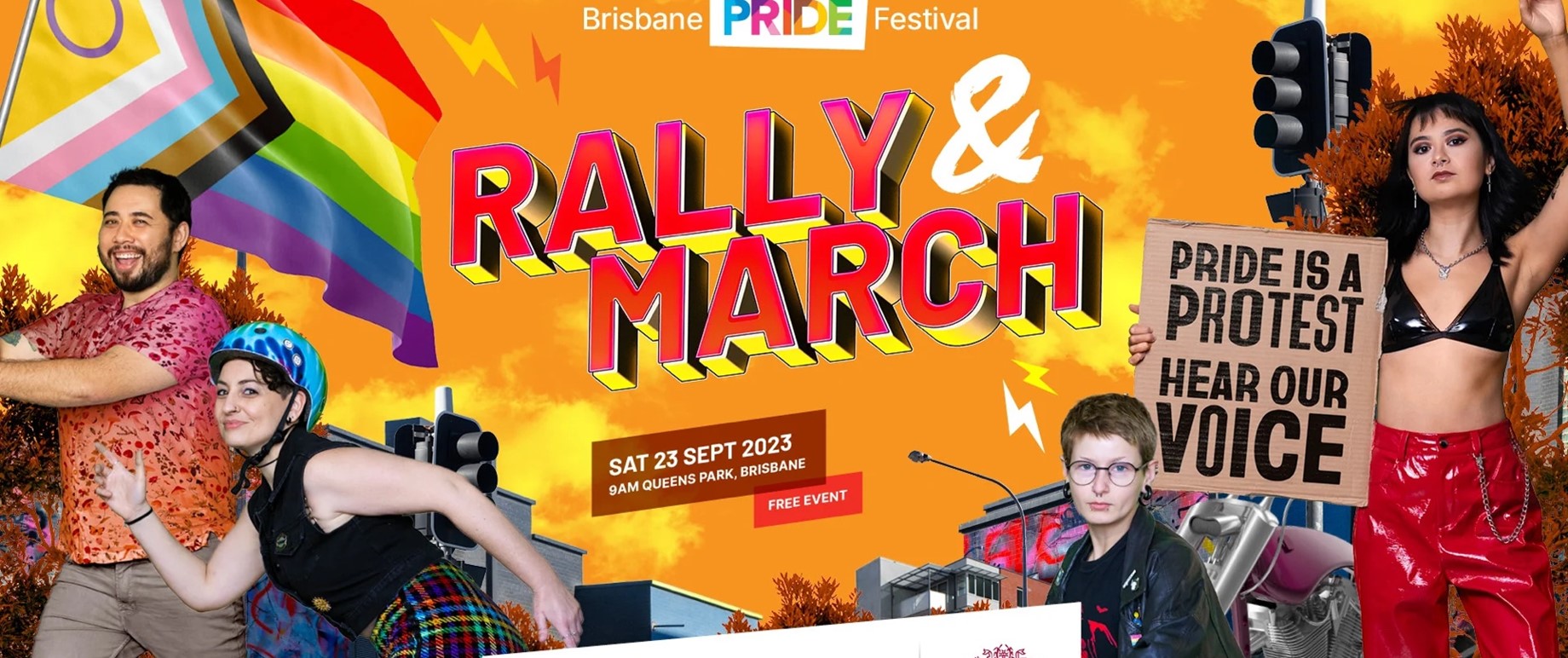 QLD Brisbane Pride Festival Rally ...