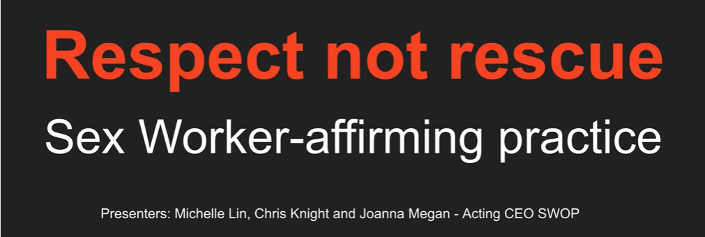 AASW Recording | Respect Not Rescue ...